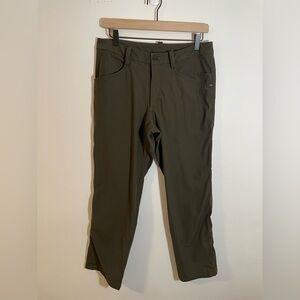 Lululemon ABC Classic-Fit Pants Olive Green Size 34x28 Travel Stretch Comfort